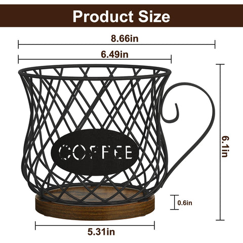 YINMIT K Cup Holder Organizer large capacity holds 35 pods