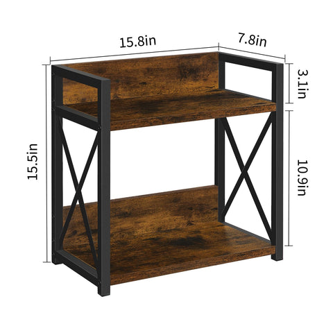 YINMIT wood and particle board construction adds rustic warmth while keeping items organized