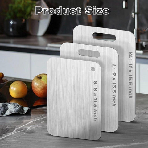Yiorr Katuchef titanium cutting board ready for picnics and outdoor meals.