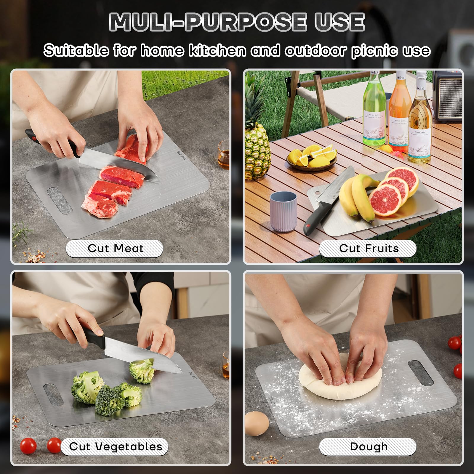 Yiorr Katuchef board for rolling dough and kneading bread on a smooth surface.