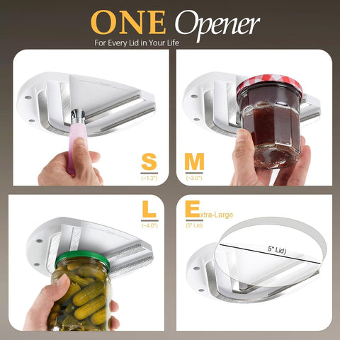 Yiortwo dual U-shape grip opens tight lids with minimal effort