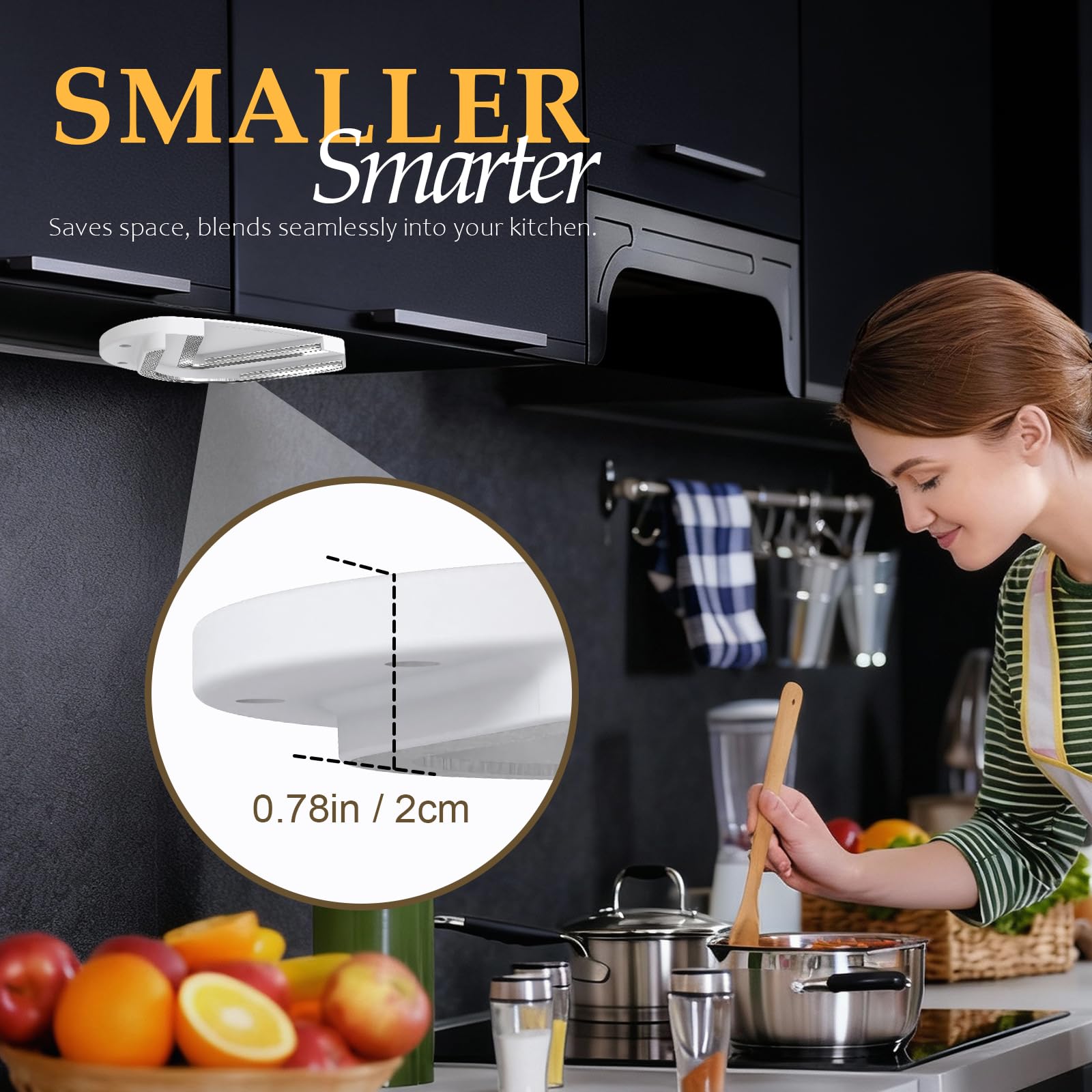 Yiortwo space-saving design keeps counters clear