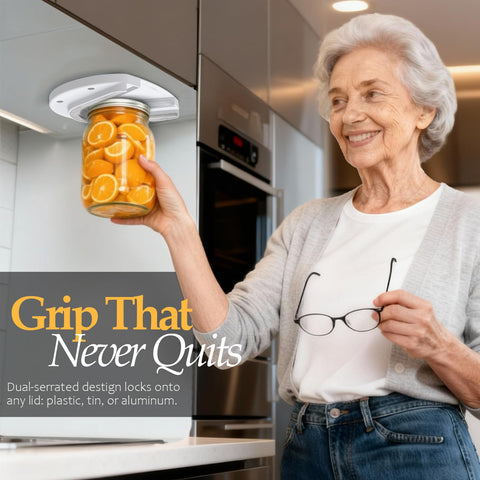 Yiortwo wall-mounted opener installs discreetly with screws and adhesive