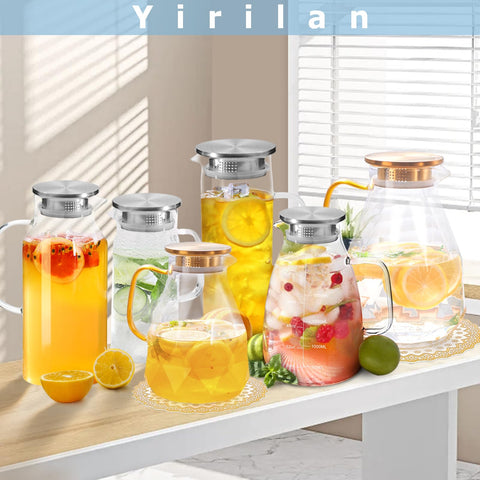 Yirilan beverage pitcher suitable for entertaining and everyday hydration.