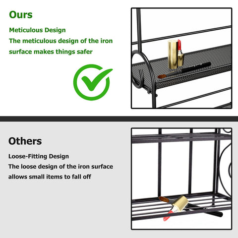 YIUKEA durable iron with powder coating resists rust and cleans easily.