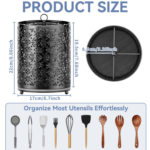 YIUKEA flower-shaped compartments keeping tools upright and breathable