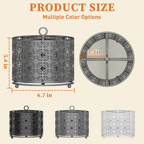 YIUKEA kitchen counter organizer keeps essentials within reach.