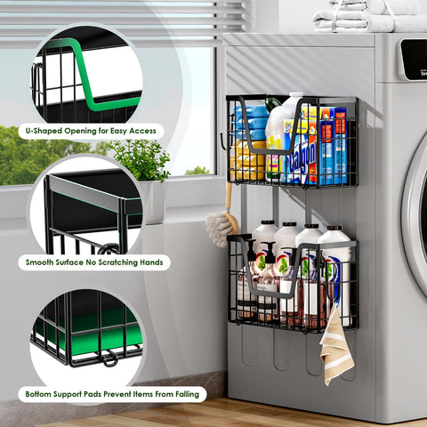 YIWANFW fridge organizer spice shelf helps declutter and maximize space