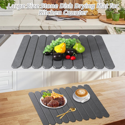 Yiwsnust standing tool keeps the mat flat and ready