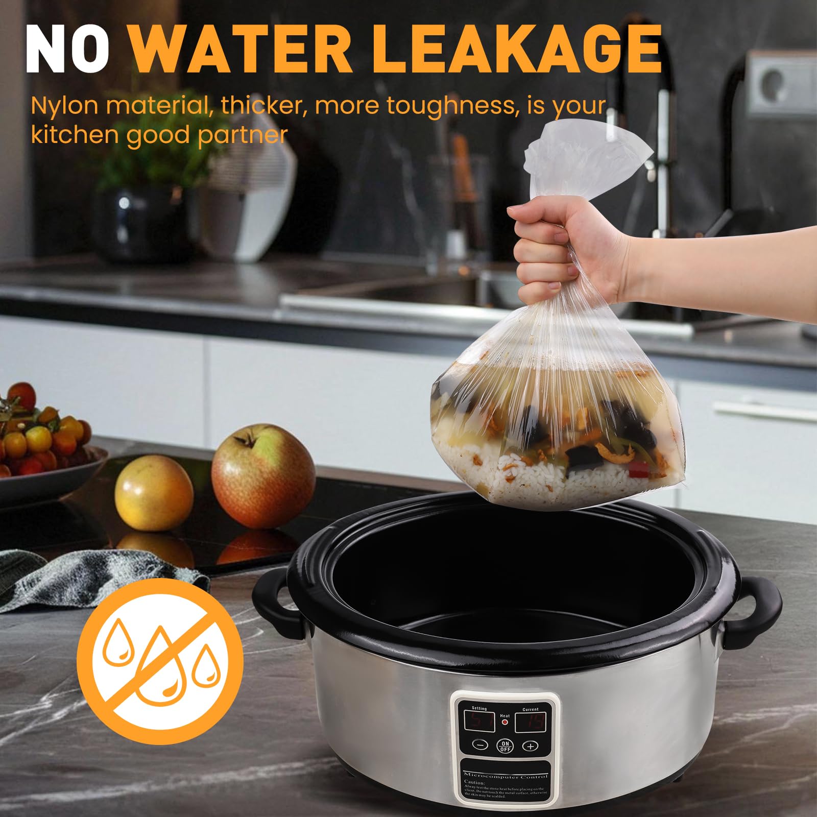 YixangDD fits 3-8 quart pots, oval and round slow cookers for versatility.