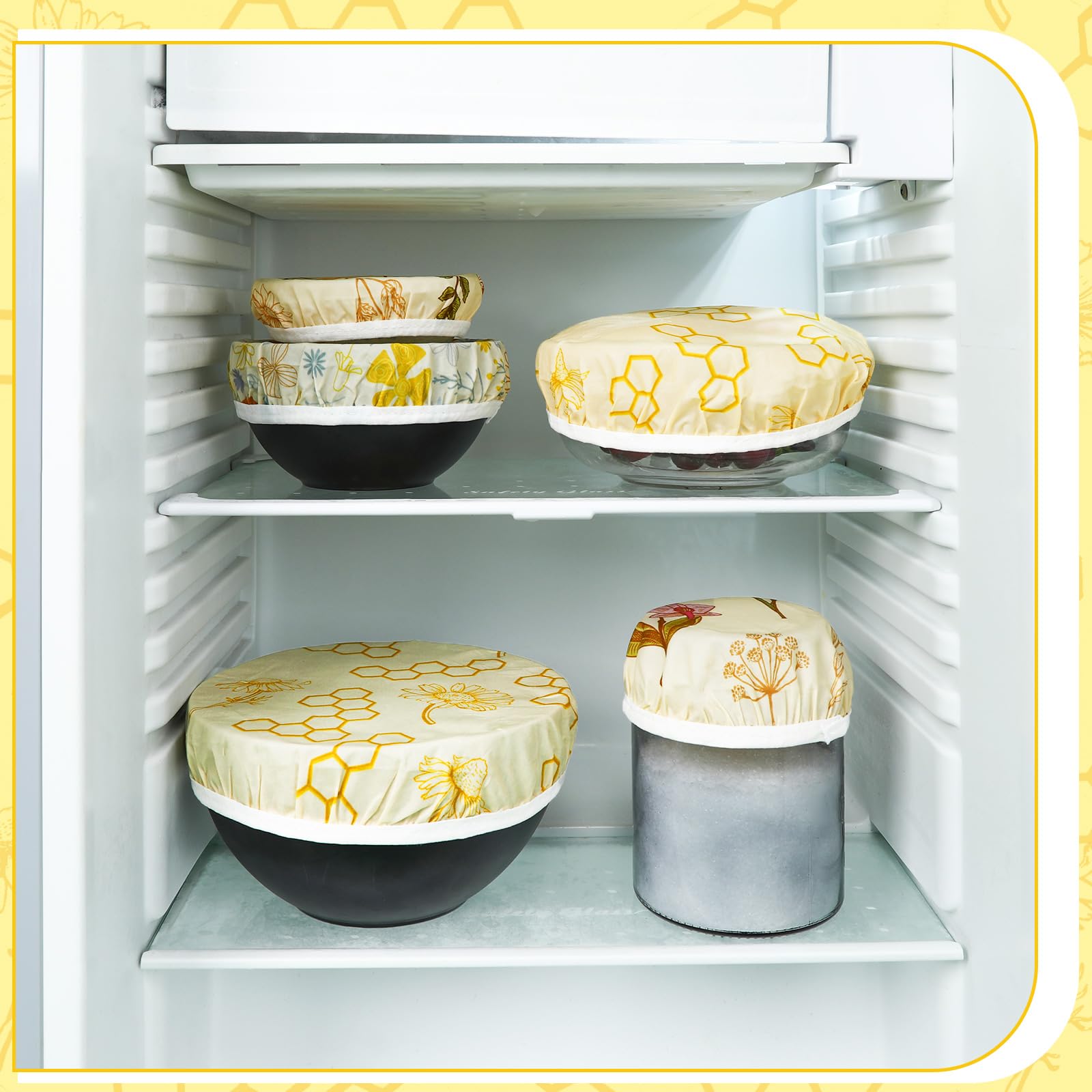 Yiyiring 10in cover close-up reveals breathable material for dough proofing