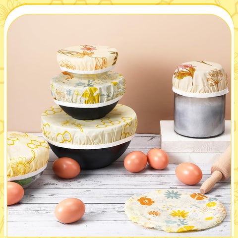 Yiyiring 8in cover close-up highlights natural beeswax coating and stretch