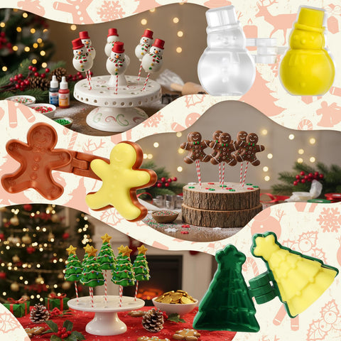 Yiyiring Cake pop cutter set helps beginners shape pops neatly.