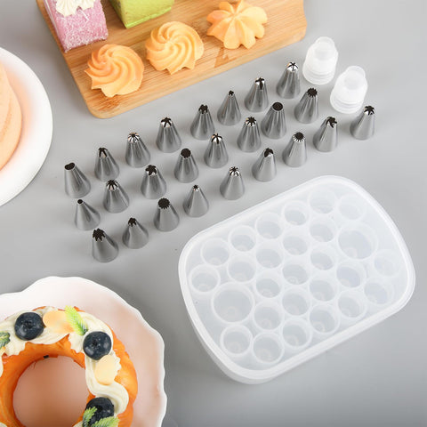 Yiyiring gift-ready piping tip organizer for beginners and bakers.