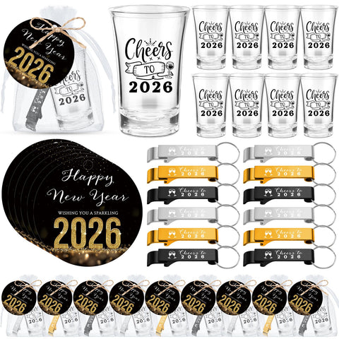 Yiyiring new year shot glass clear 35ml for festive toasts
