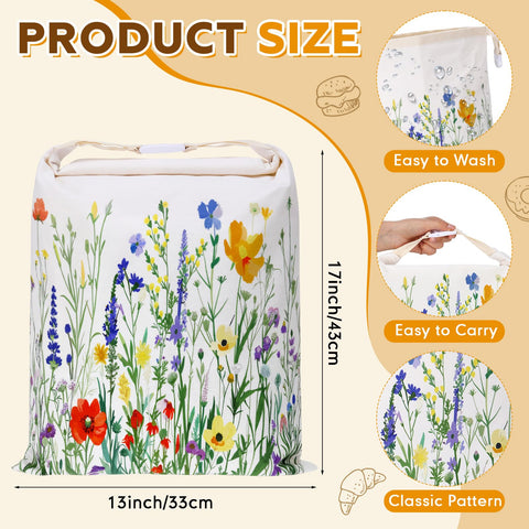 Close-up of Yiyiring beeswax coating on linen bread bag for durability.