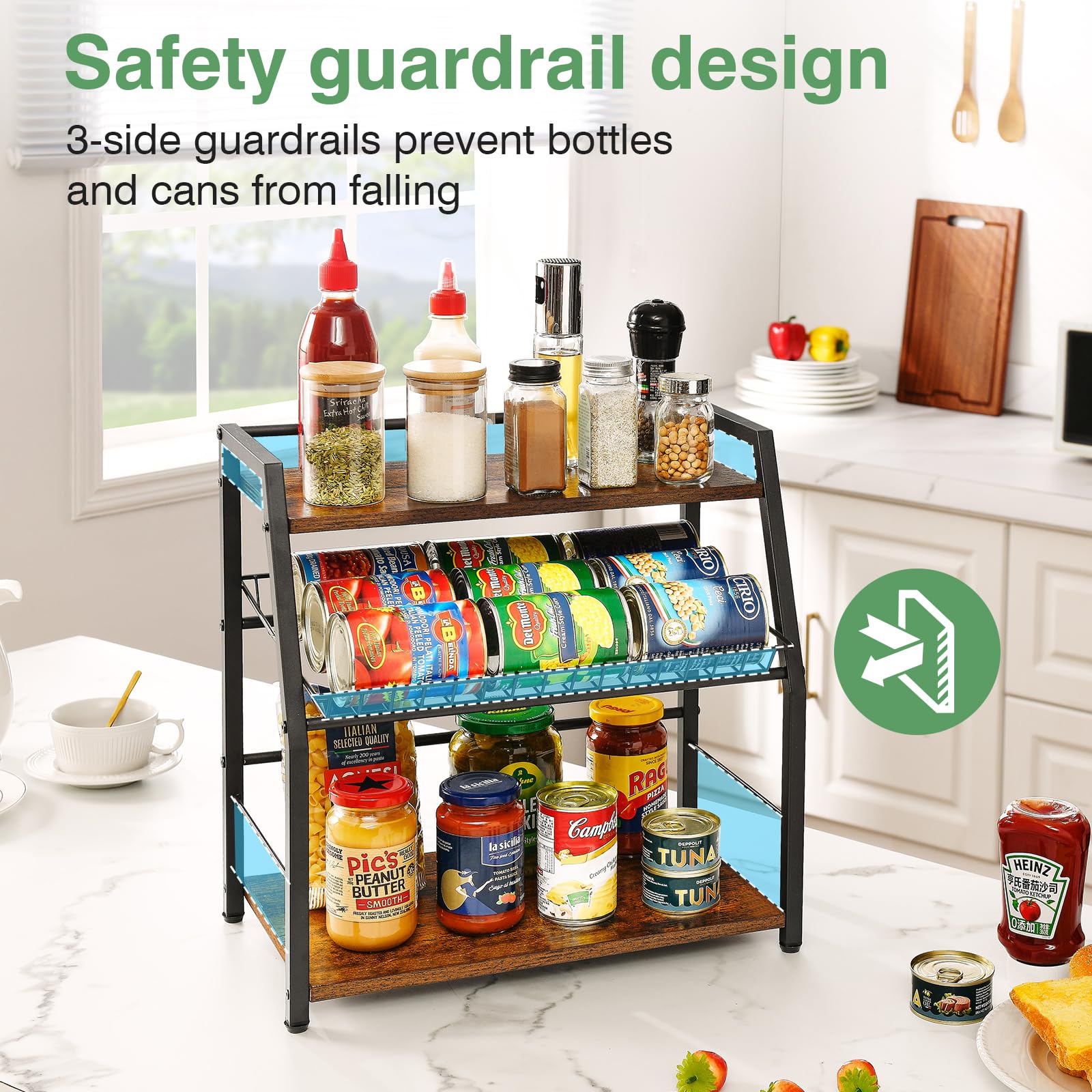 YIYYZI multi-use setup adapts to pantry, office, and bathroom storage.