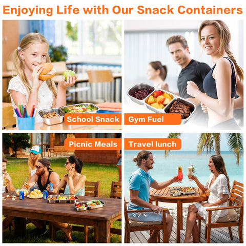 Multi-use design stores cold or hot foods, sauces, and small items.