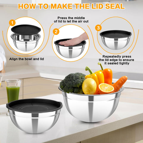 YJSLICT nesting design helps reduce kitchen clutter