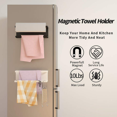 YJSMO towel rack mounted on bathroom door for easy access.
