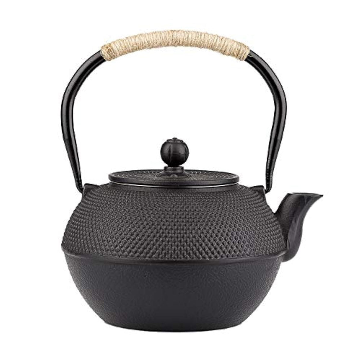 YJX 40-6oz cast iron teapot ready to boil water for two to four guests at home