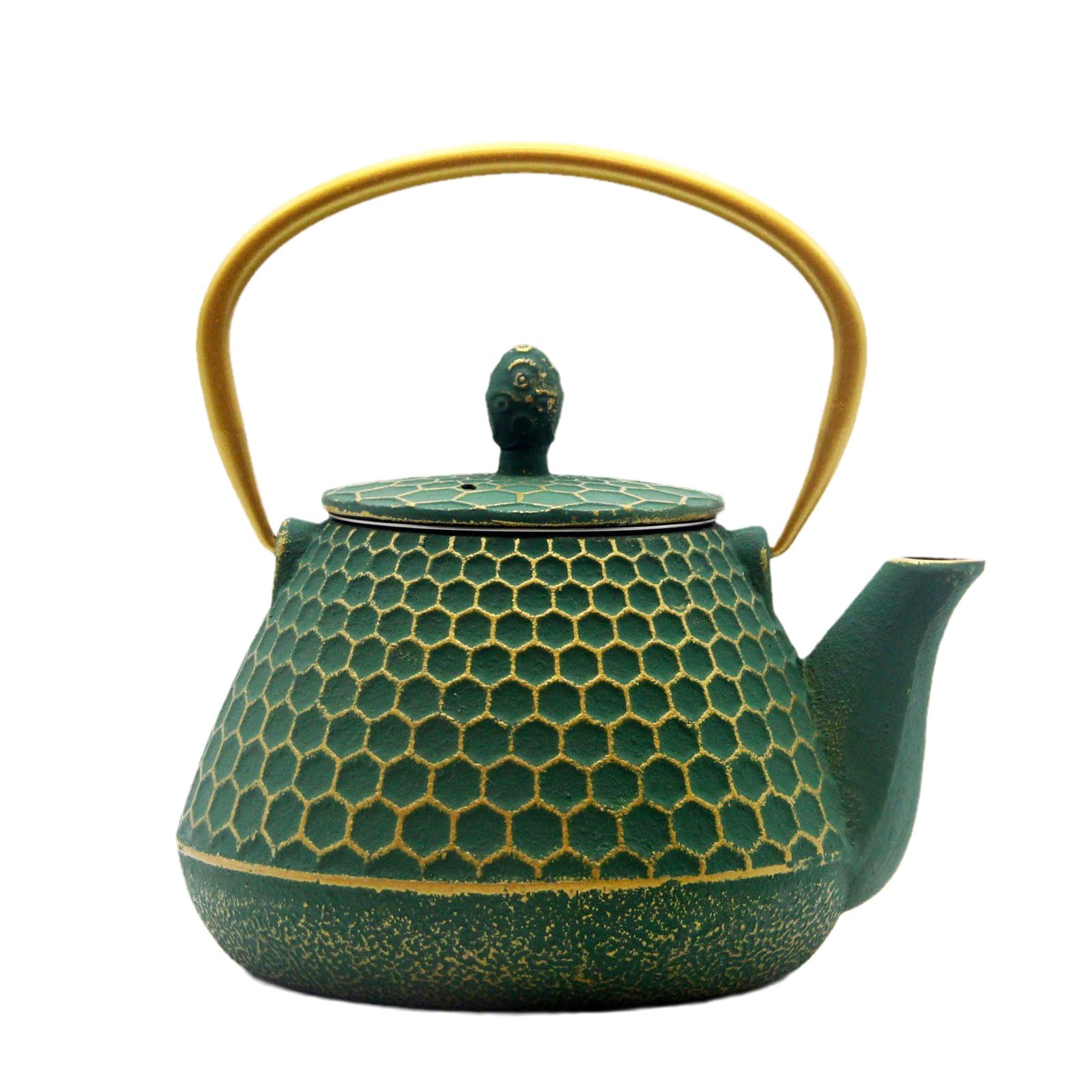 YJX cast iron tea kettle 1000ml ready for stovetop brewing
