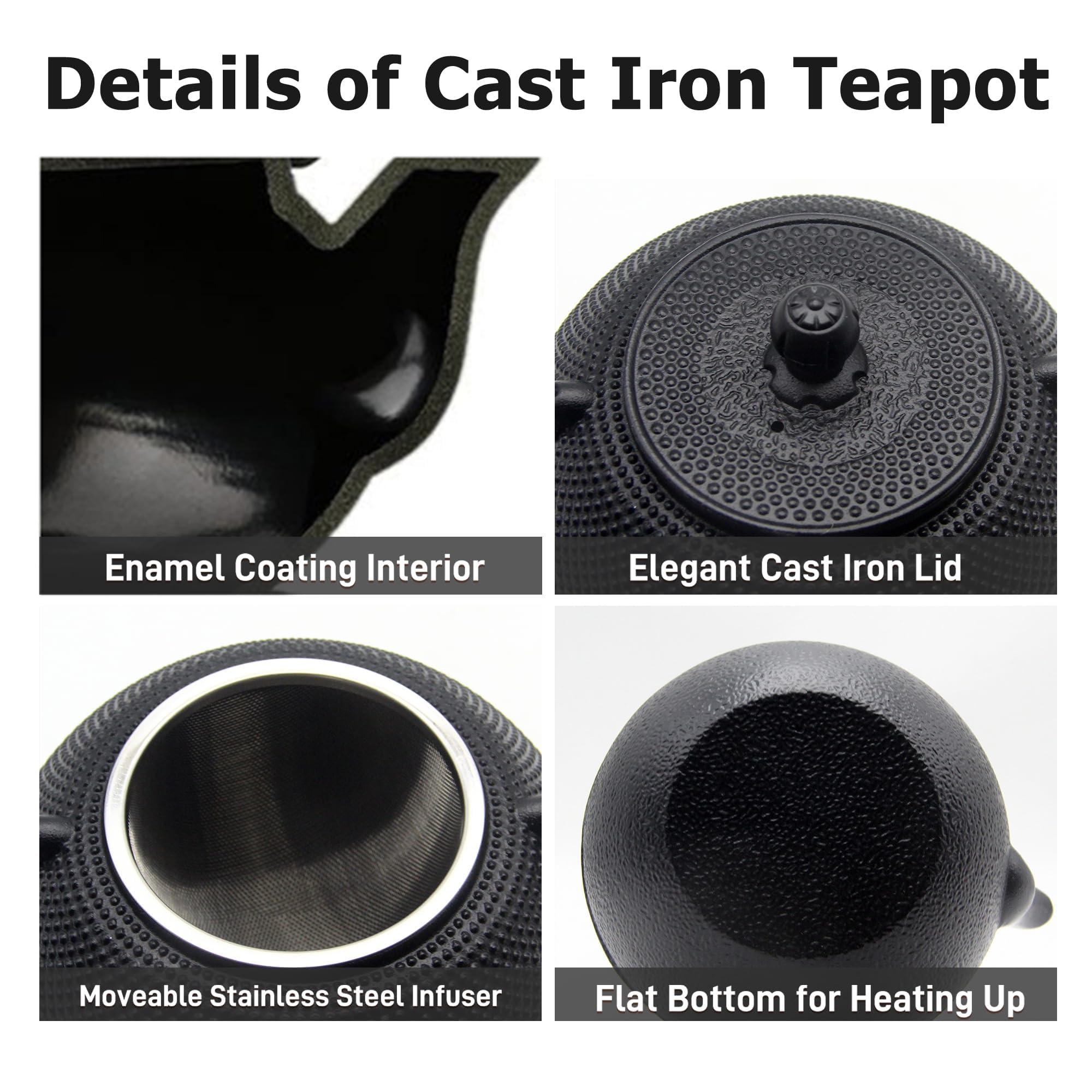 YJX durable cast iron resists wear and enhances longevity through daily use