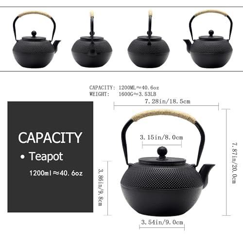 YJX 40-6oz capacity supports shared tea moments with friends and family