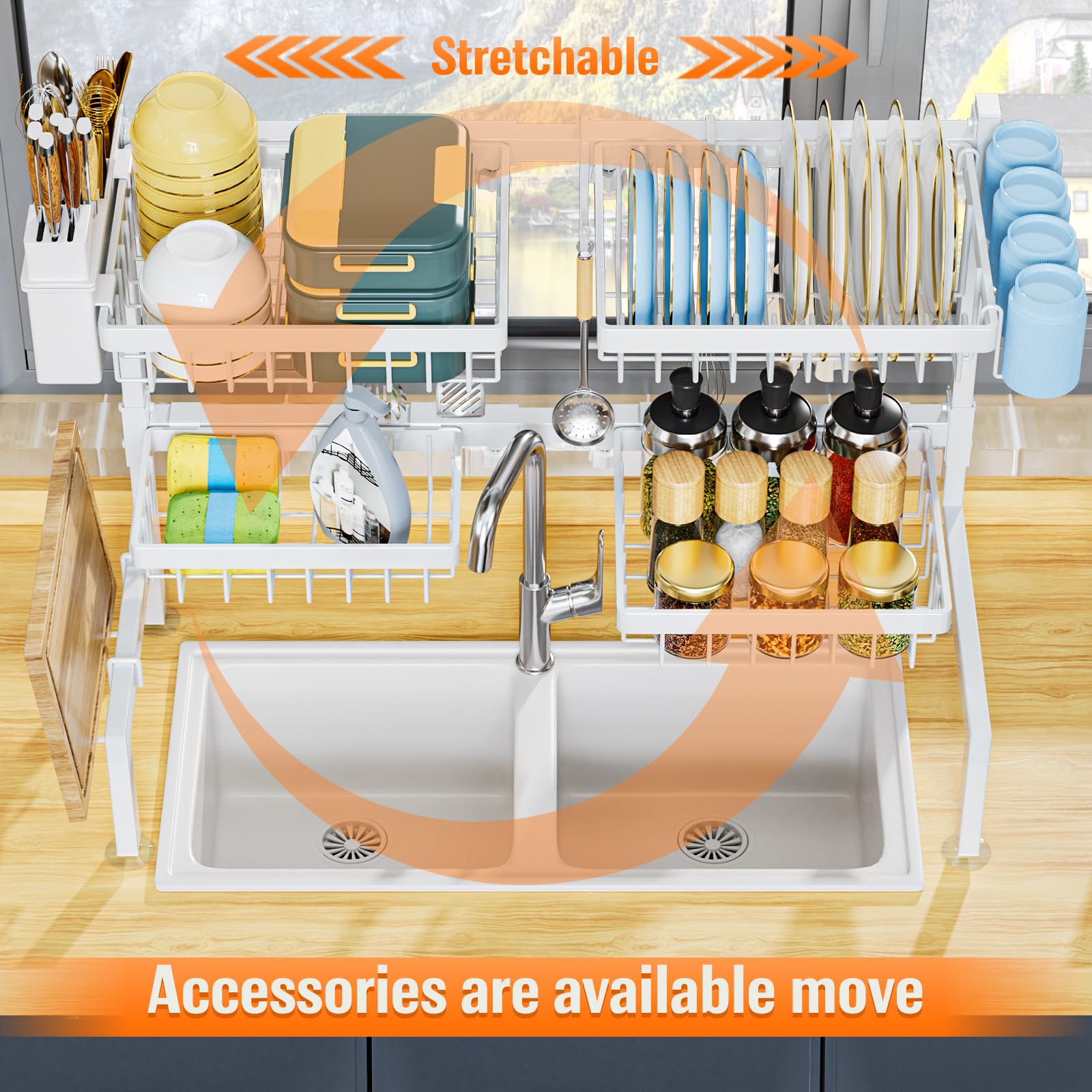 YKLSLH installation step showing screws and suction parts.