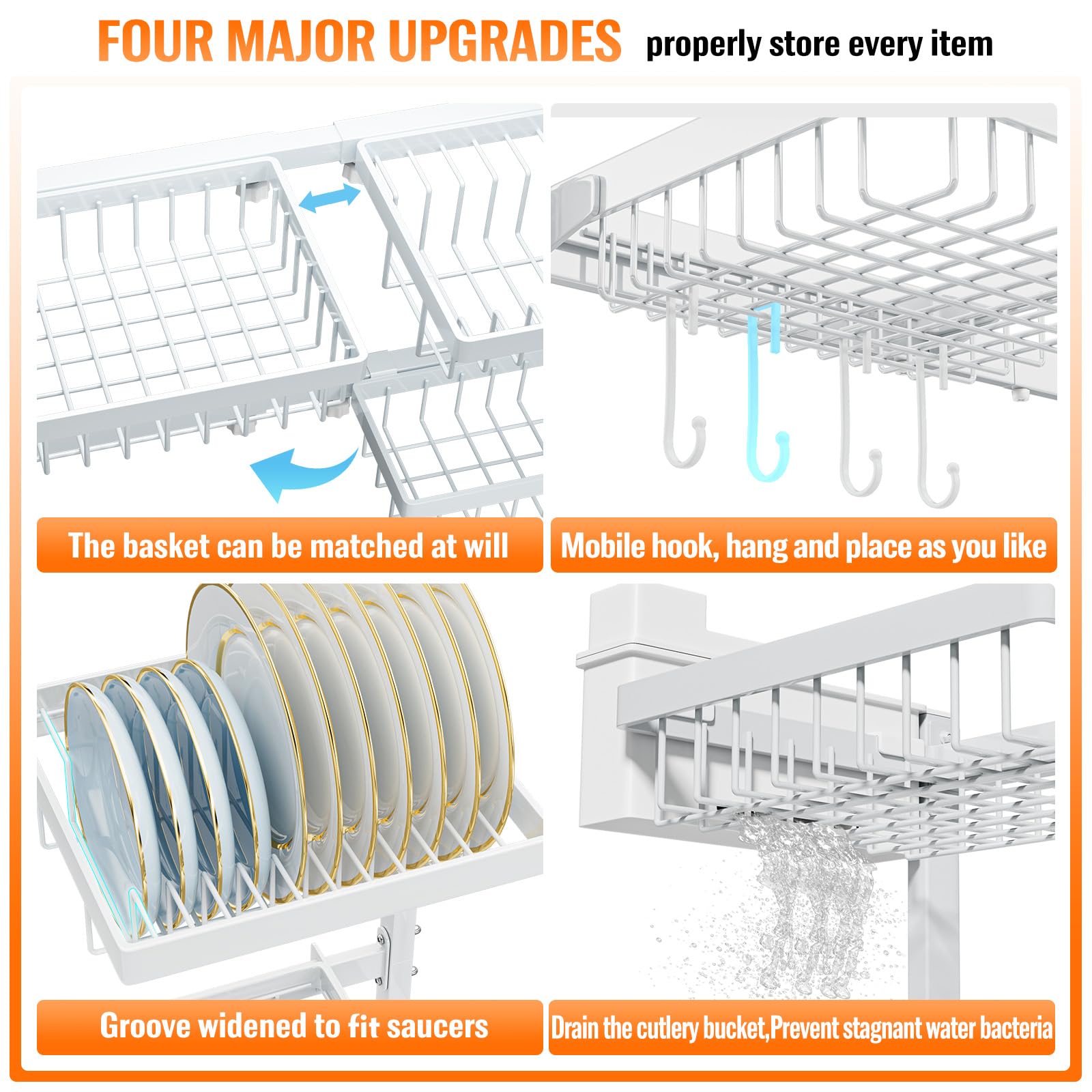 YKLSLH rack shows assembled setup with multiple racks and hooks.