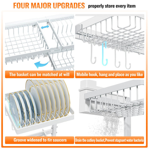 YKLSLH rack shows assembled setup with multiple racks and hooks.