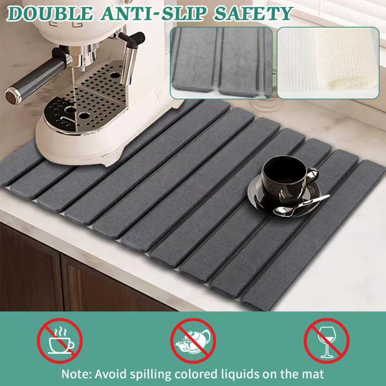 YLjindoia diatomaceous earth mat highlights natural material and quick-dry capability