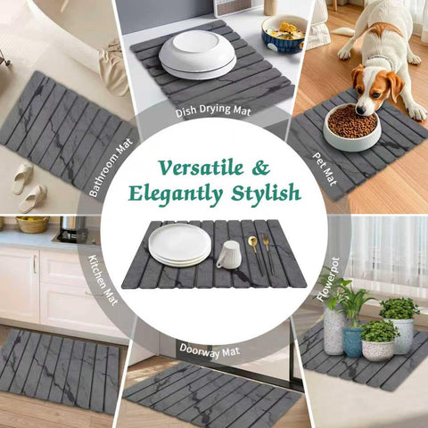 YLjindoia easy-clean diatomite mat resists stains with proper care