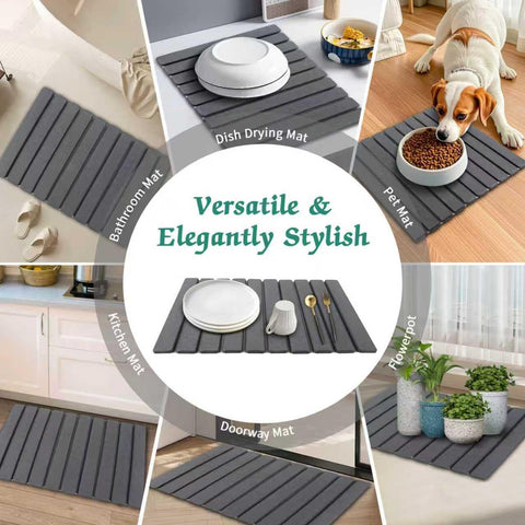 YLjindoia multi-use drying mat suitable as bath mat or pet mat