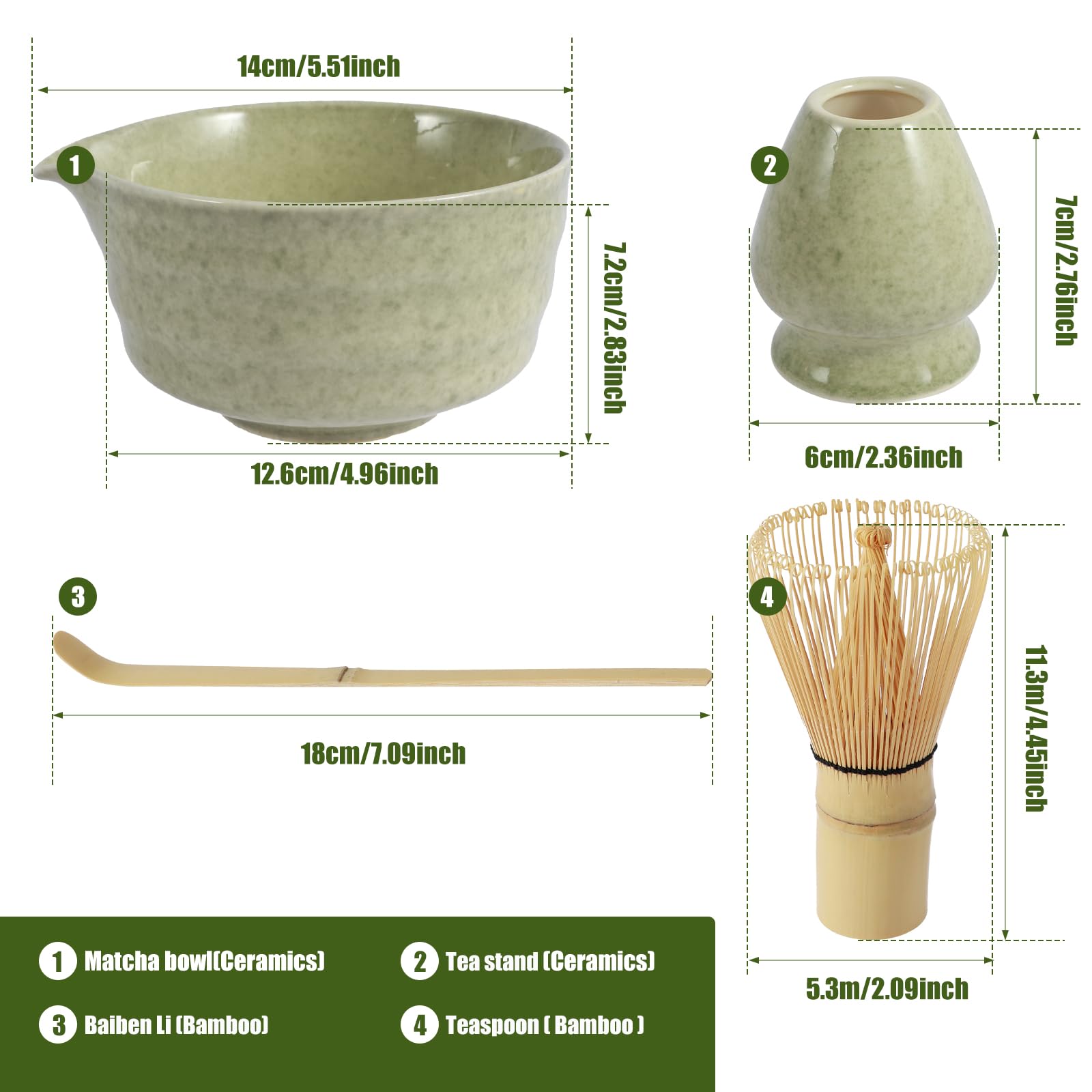 YLMFTNU bamboo whisk ideal for smooth, frothy matcha blending.