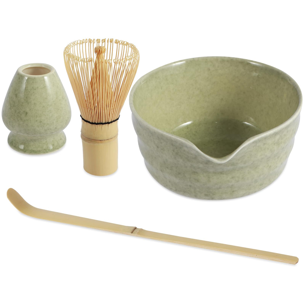 YLMFTNU ceramic bowl with mottled glaze for elegant matcha rituals.