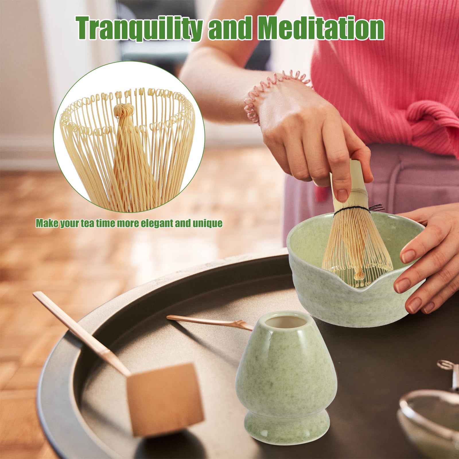 YLMFTNU matcha sifter helps sift powder for lump-free tea.