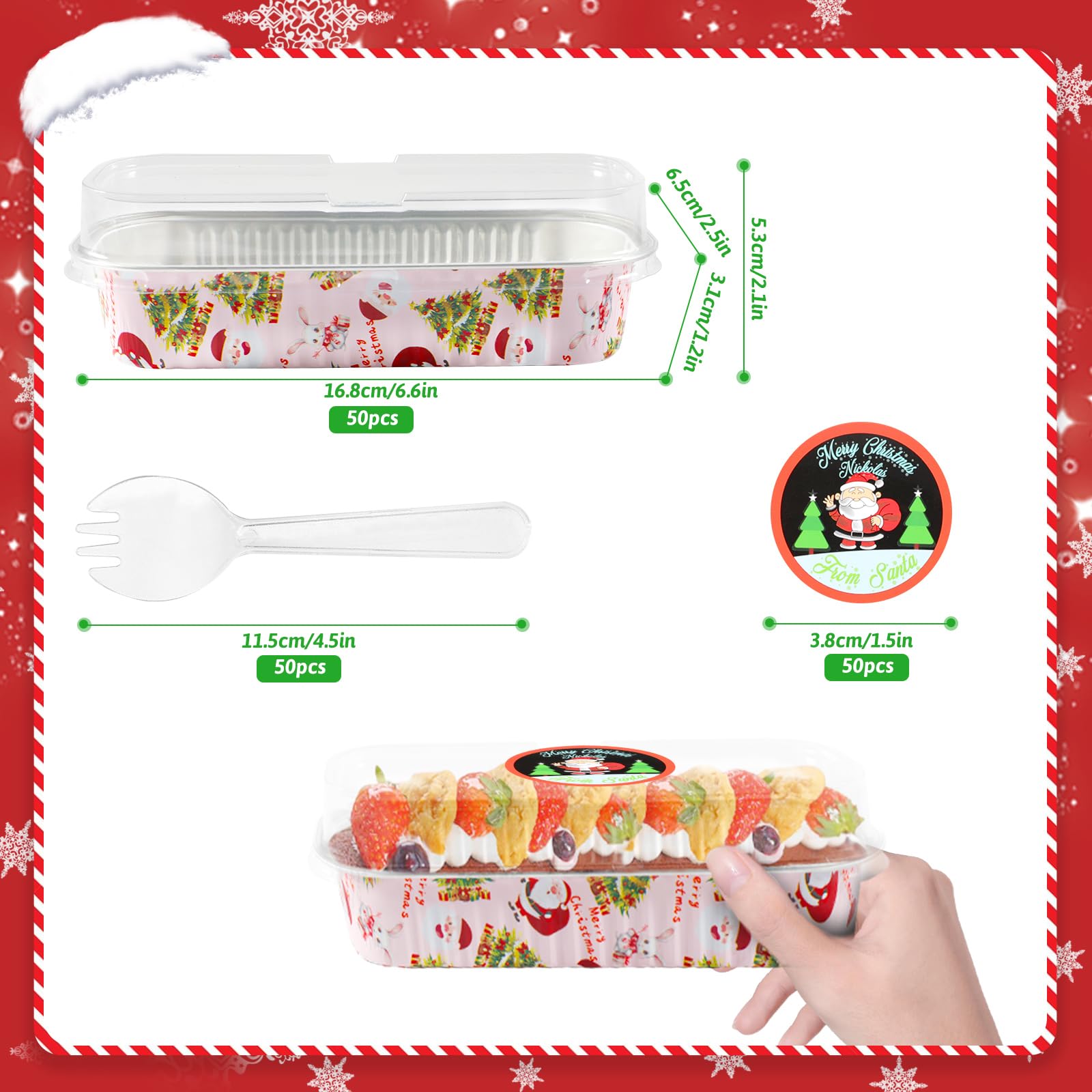 YLNURAC disposable yet reusable bakeware simplifies cleanup after events.