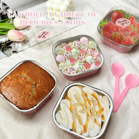 ylnurac included forks and stickers for easy serving and gifting