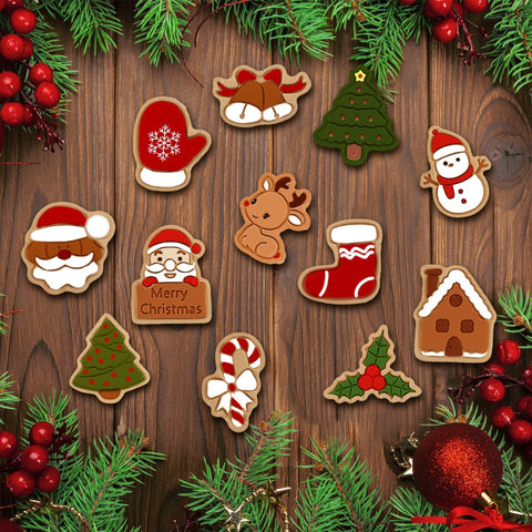 YLOLUL PVC material cookie cutters for durable holiday use