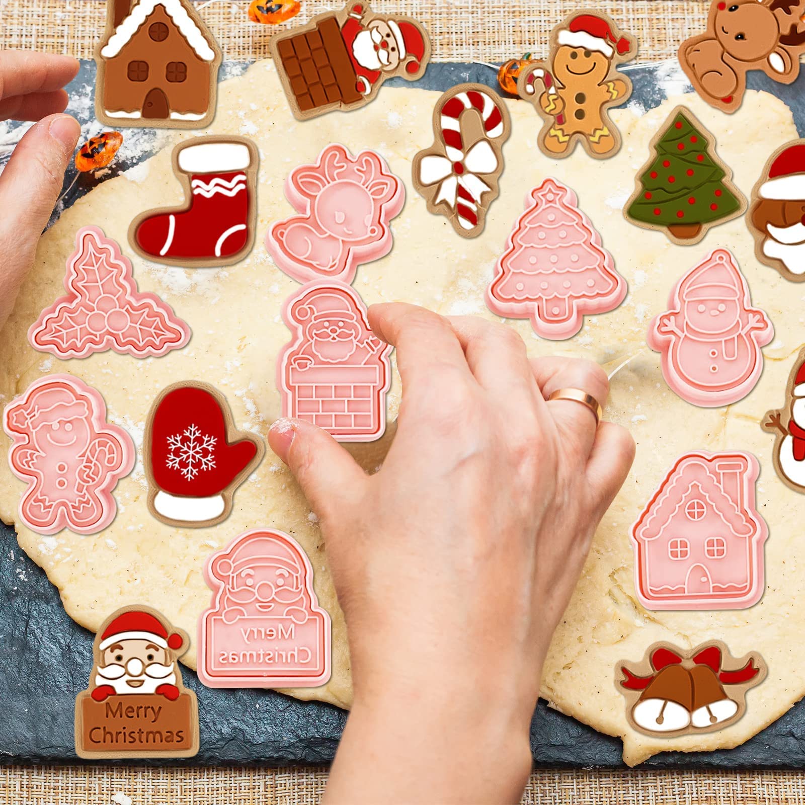 YLOLUL Safe edge cookie cutters promote easy handling and cleaning