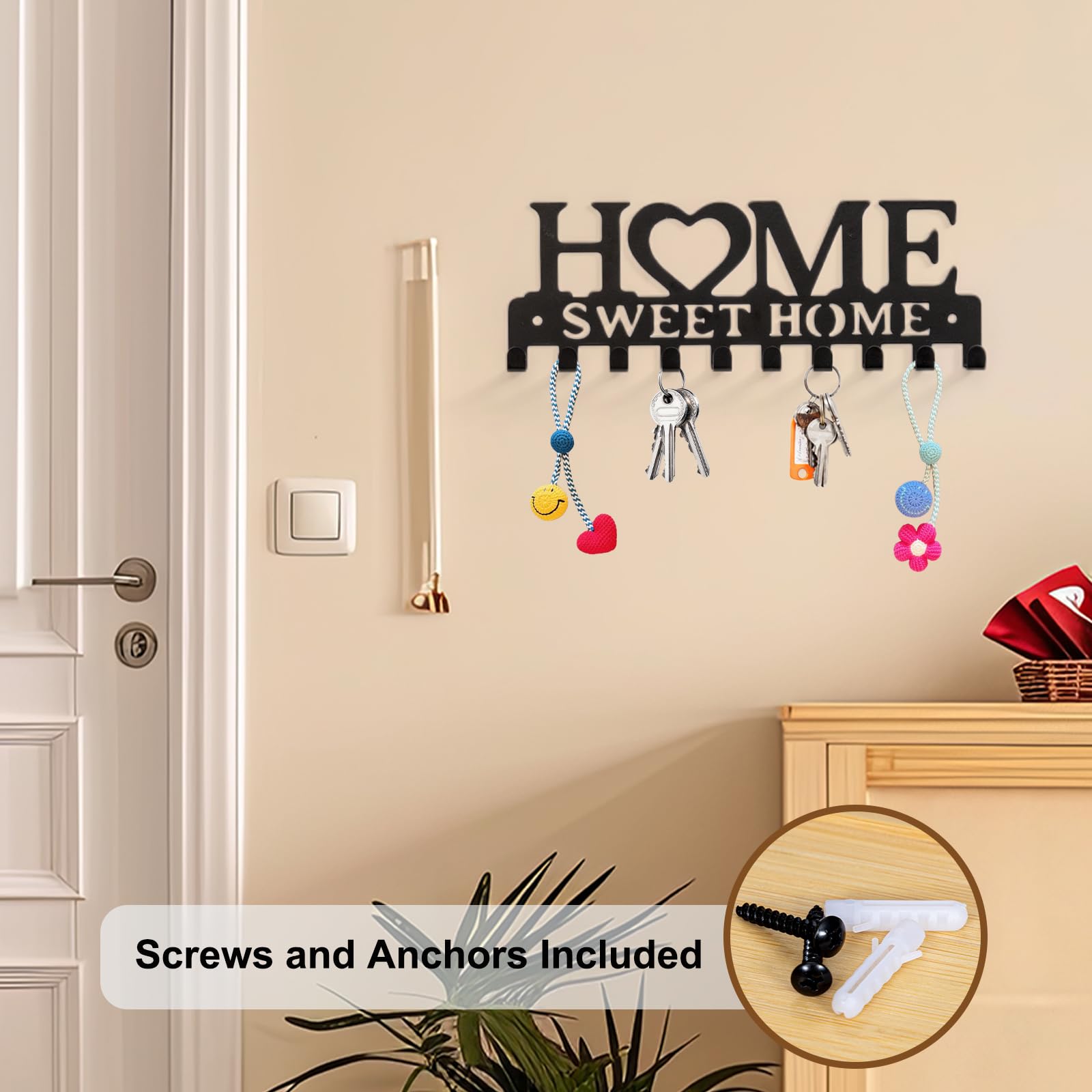 YLOVAN key holder helps keep entrances organized in modern homes