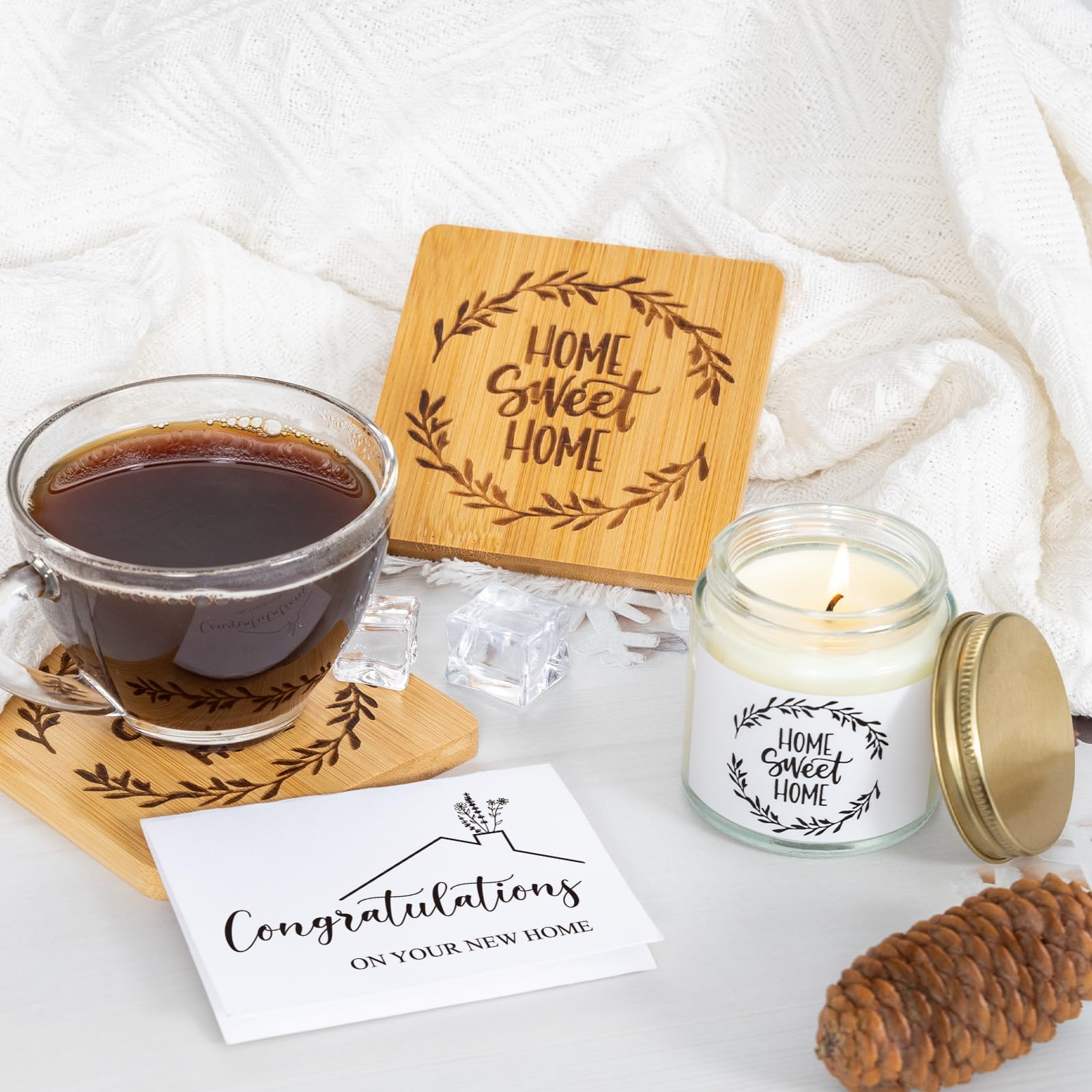 YLOVAN scented candle creates a warm, inviting ambience