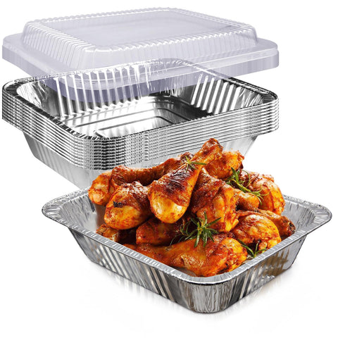 YLT WAX 9x13 pan with clear lid, top view for easy viewing during prep