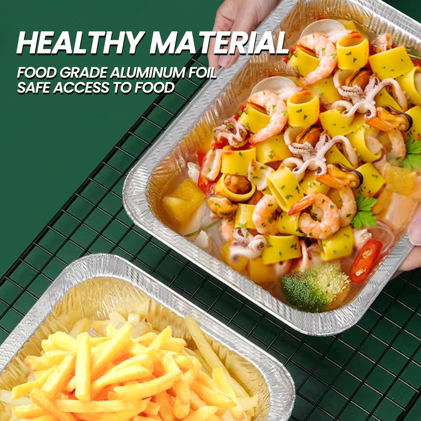 YLT WAX deep half-size pan supports sturdy servings for entrees and sides