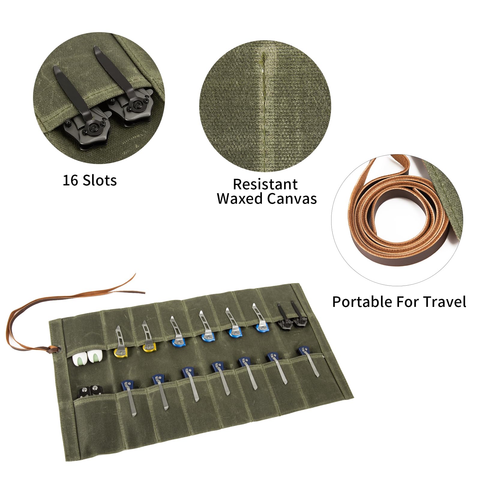YLZZMDQSZ compact knife holder enables travel-friendly storage and fast access.