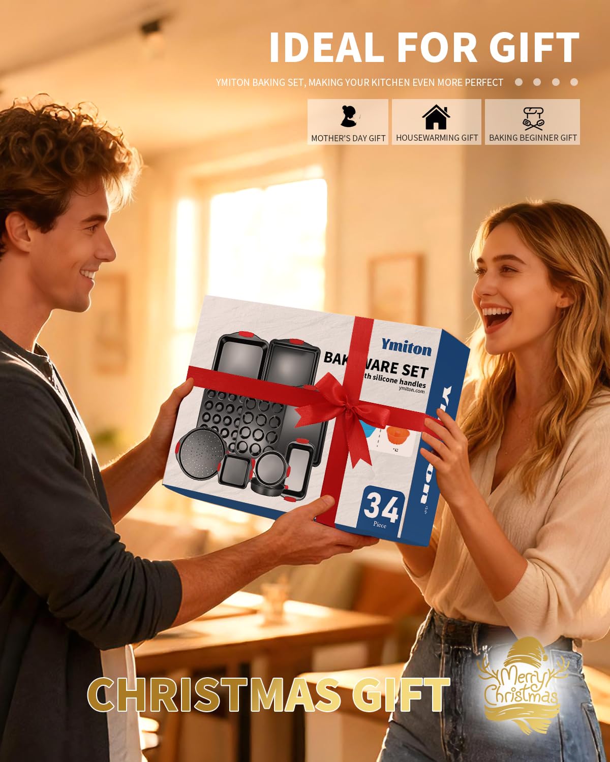 Ymiton cookie sheet and tray ideal for even, batch baking