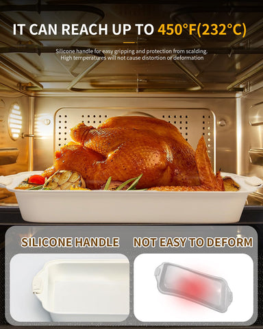 Ymiton dishwasher-safe bakeware simplifies cleanup after baking