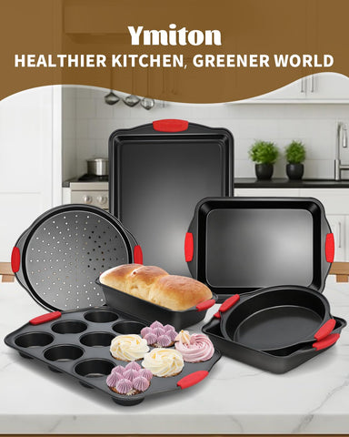 Gift-ready Ymiton bakeware packaging suitable for holidays and housewarmings.