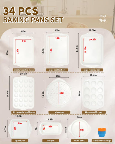 Ymiton oven-safe carbon steel pans withstand high oven temperatures